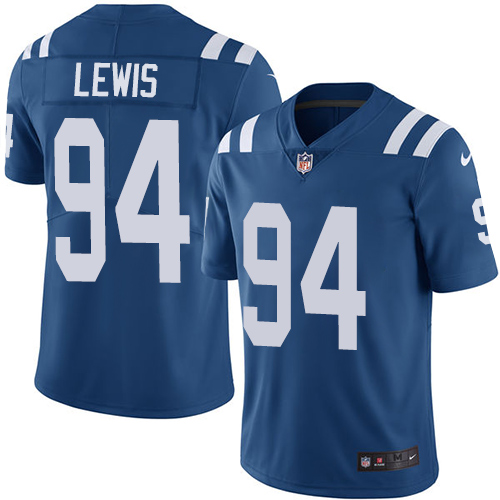 Nike Colts #94 Tyquan Lewis Royal Blue Team Color Men's Stitched NFL Vapor Untouchable Limited Jersey - Click Image to Close
